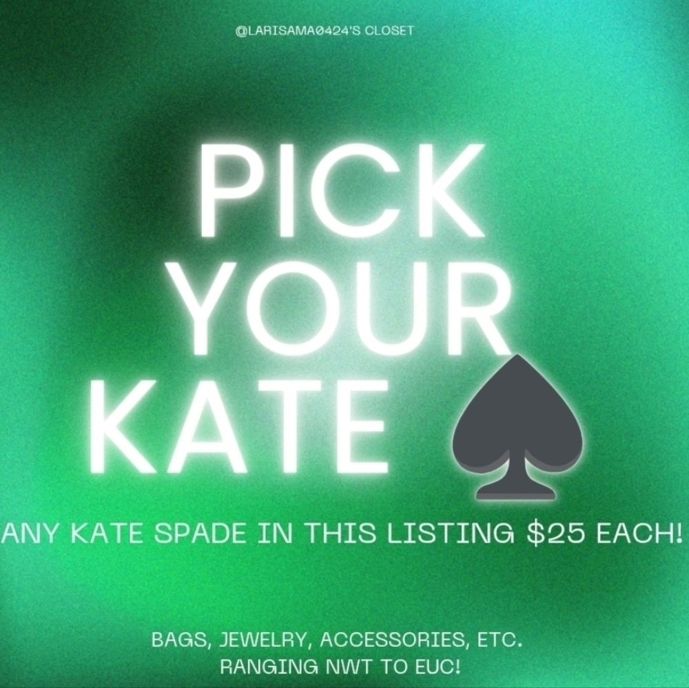 PICK YOUR KATE ♠️! $25 Each! BUY IT NOW PRICE!